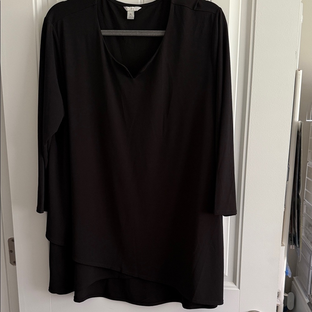 Elegant Black Women's Top